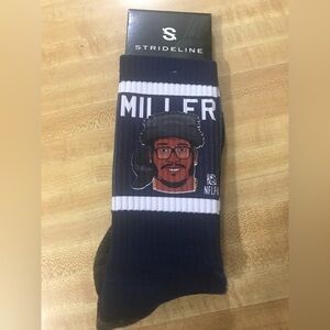 Von Miller NFL Strideline L Men’s Socks NWT